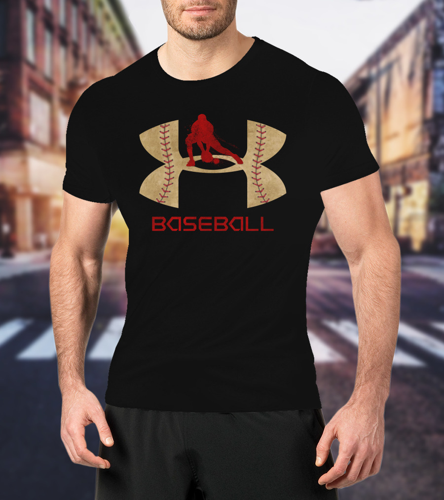 Under Armour Baseball Batter Vintage Style T-Shirt