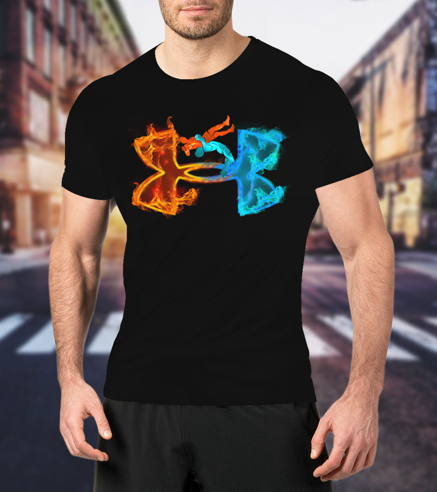 Under Armour Fire And Ice Wrestling Wr151101 T-Shirt