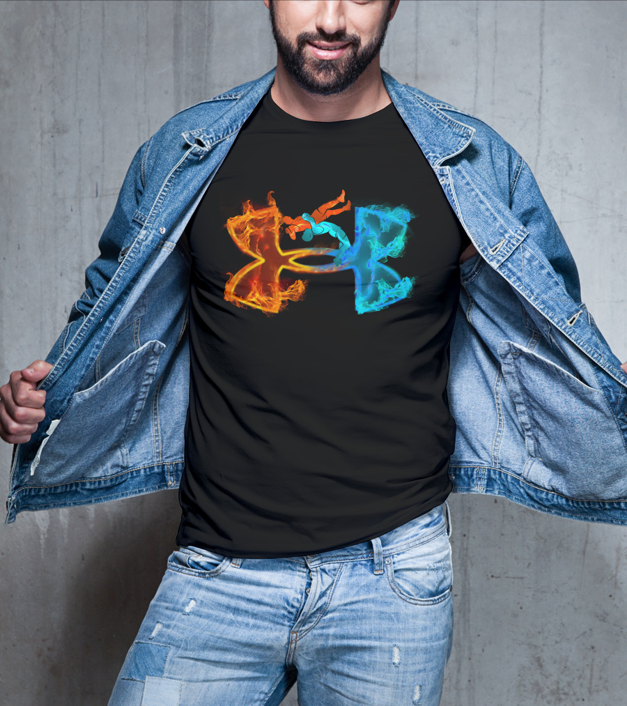 Under Armour Fire And Ice Wrestling Wr151101 T-Shirt