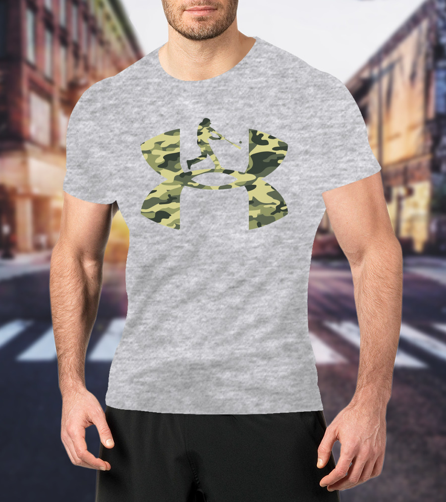 Under Armour Camo Baseball T-Shirt
