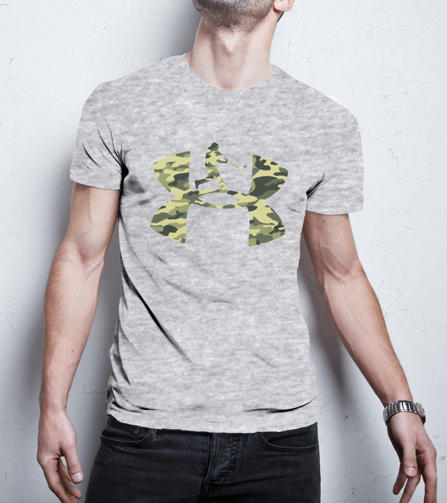 Under Armour Camo Baseball T-Shirt