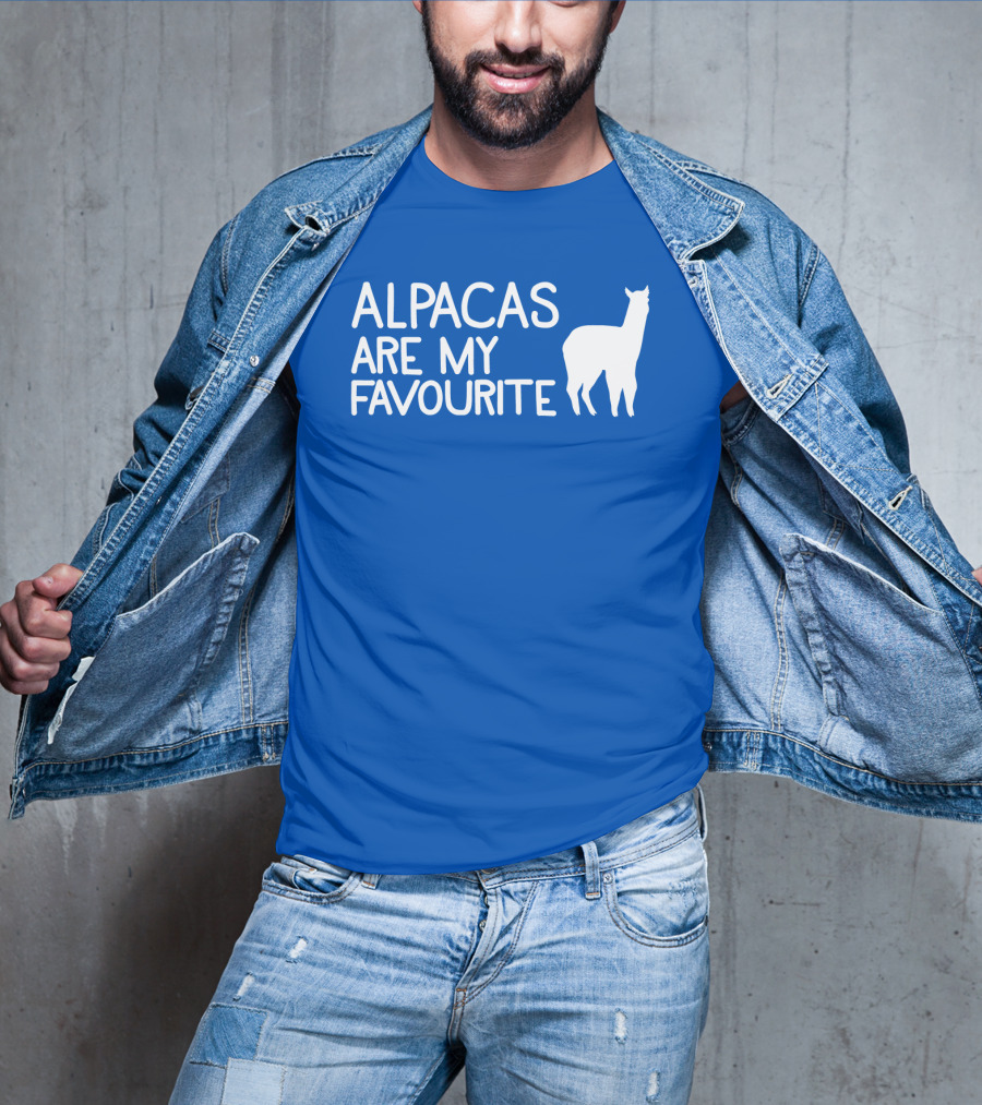 Alpacas Are My Favourite T-Shirt