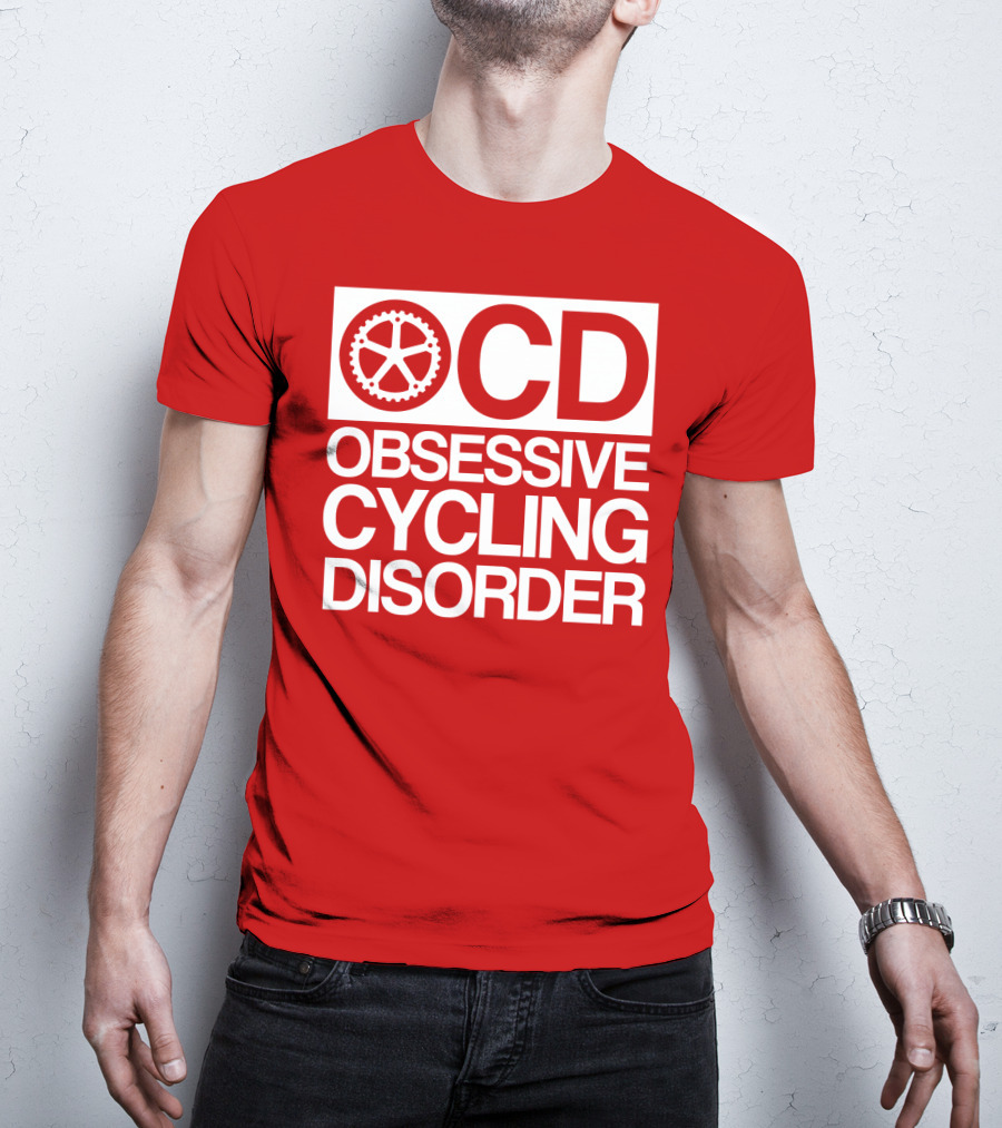 OCD Obsessive Cycling Disorder Gearwheel T-Shirt