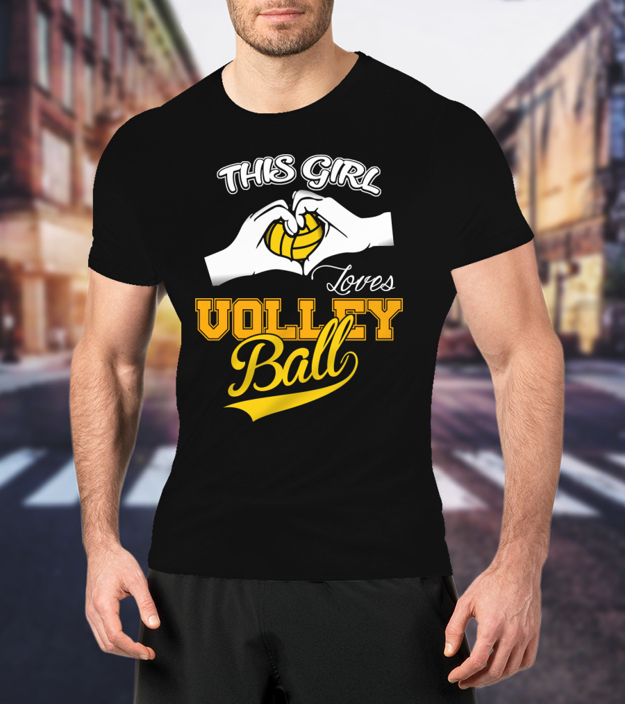 This Girl Loves Volleyball T-Shirt