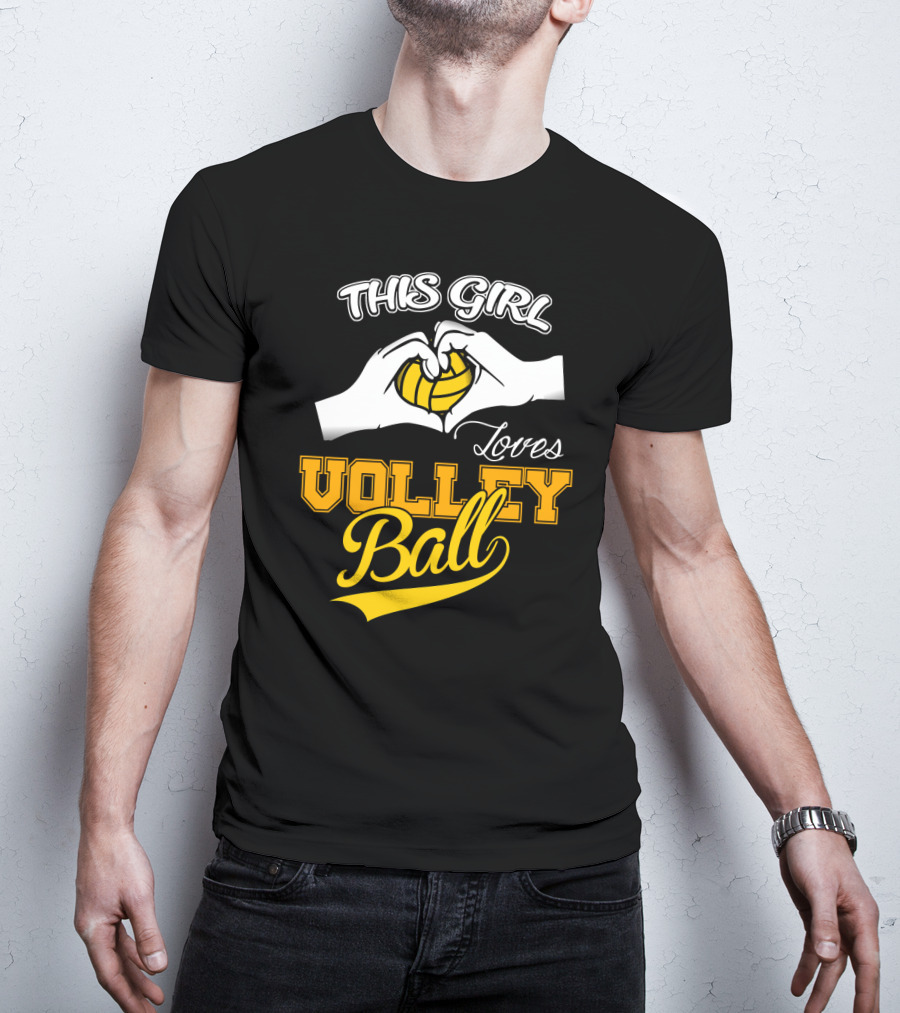 This Girl Loves Volleyball T-Shirt