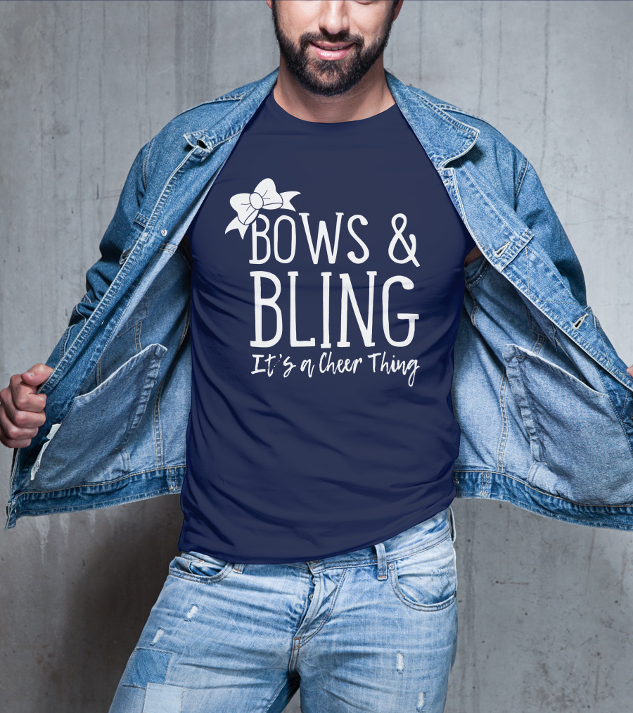 Bows And Bling It's A Cheer Thing Enthusiasts Unite T-Shirt