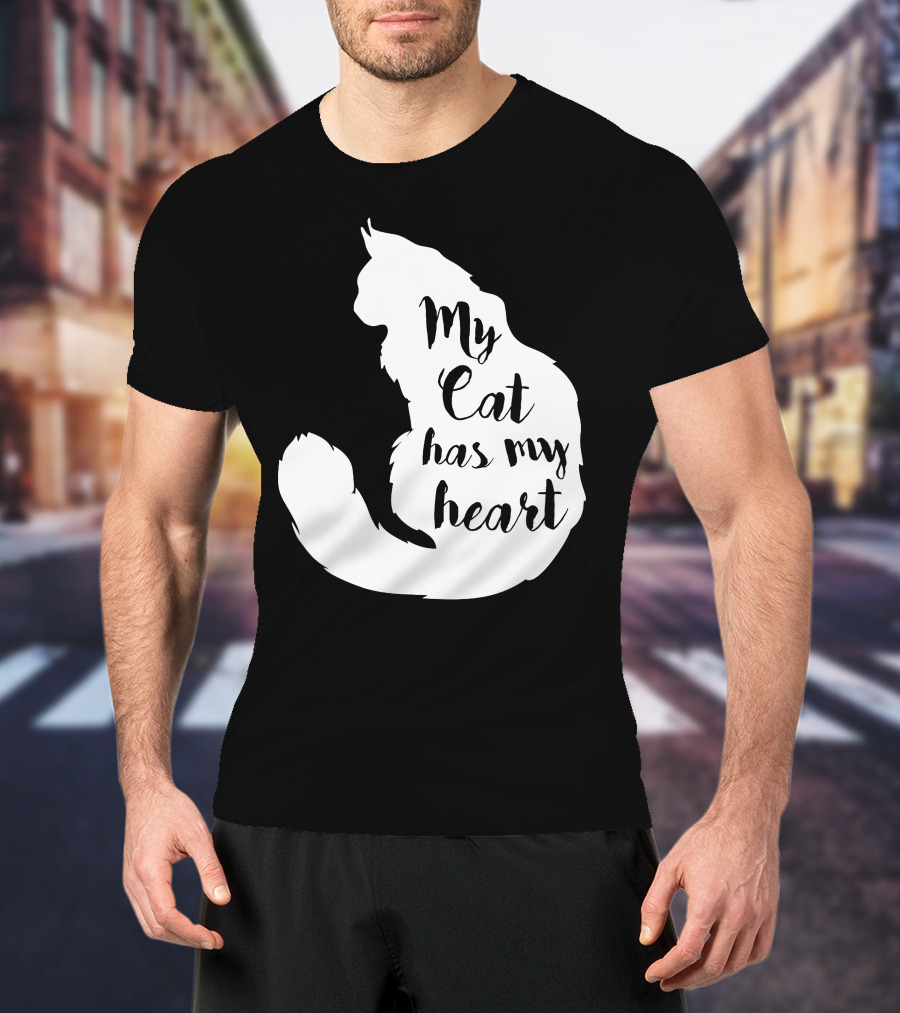 My Cat Has My Heart Cat T-Shirt