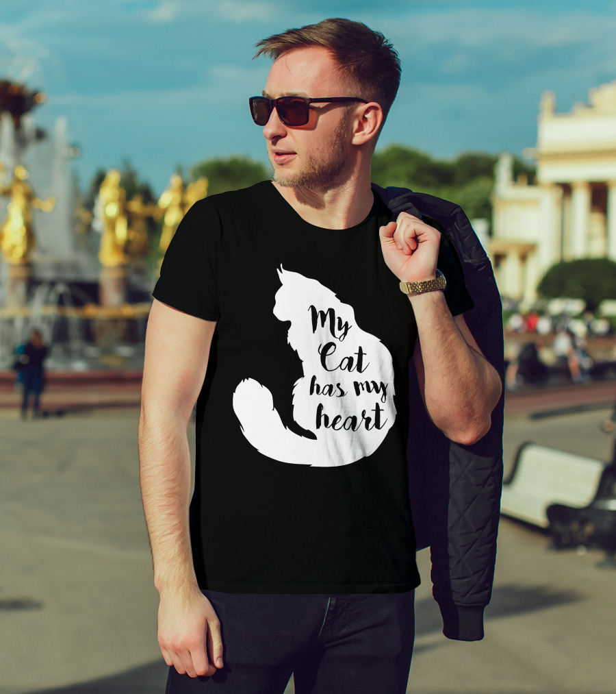 My Cat Has My Heart Cat T-Shirt