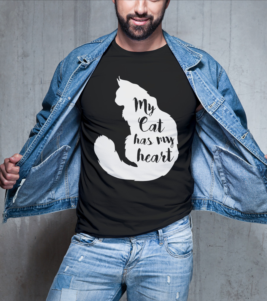 My Cat Has My Heart Cat T-Shirt