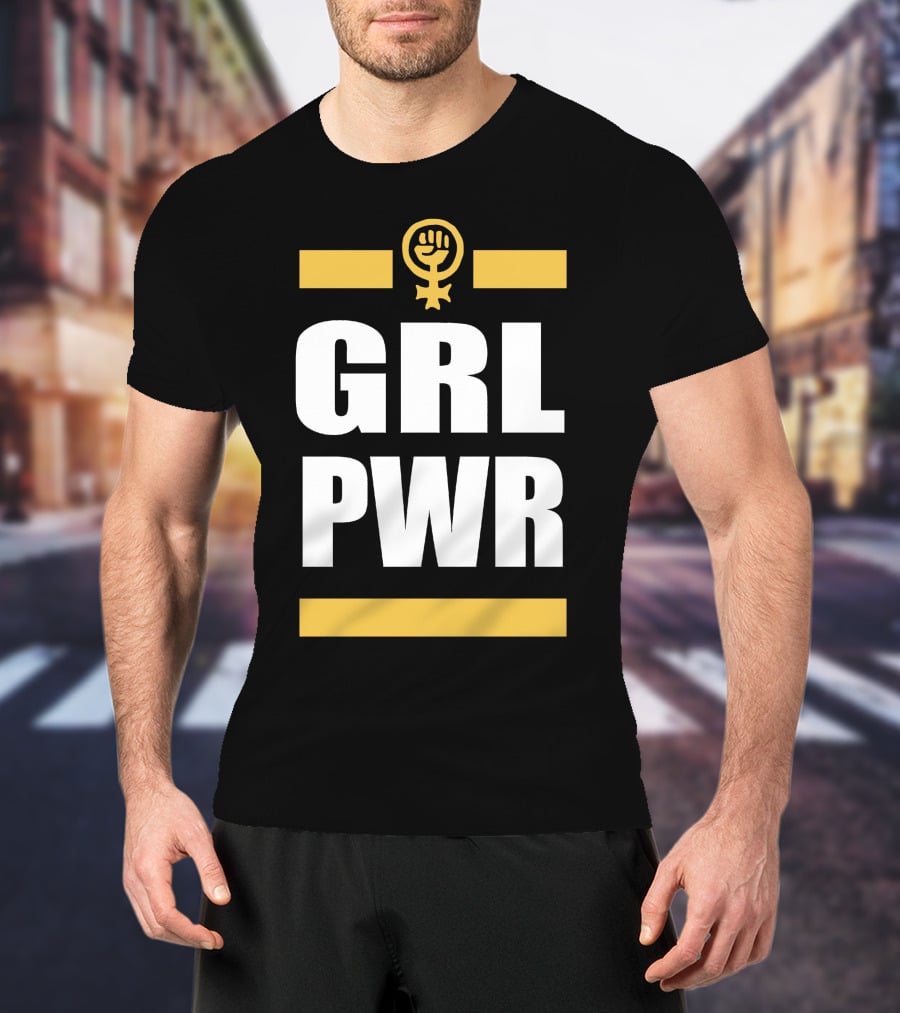 GRL PWR Feminist Symbol Empowerment T-Shirt