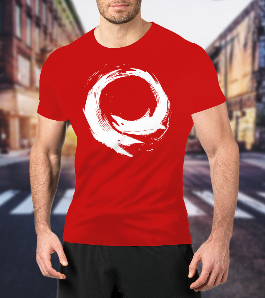 SharX Zen Enso Circle Brushstroke T-Shirt