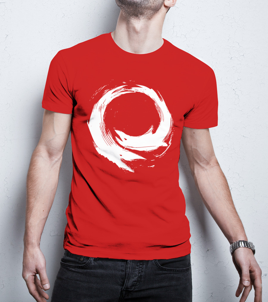 SharX Zen Enso Circle Brushstroke T-Shirt