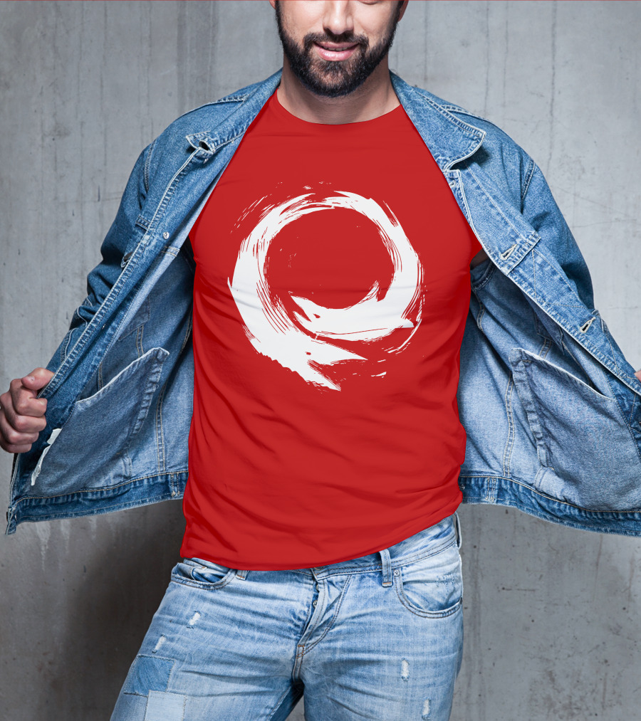 SharX Zen Enso Circle Brushstroke T-Shirt