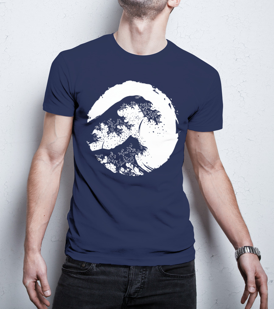 Wave In Japan Iconic Circle T-Shirt