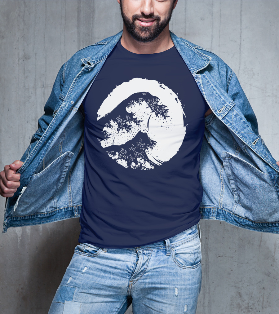 Wave In Japan Iconic Circle T-Shirt