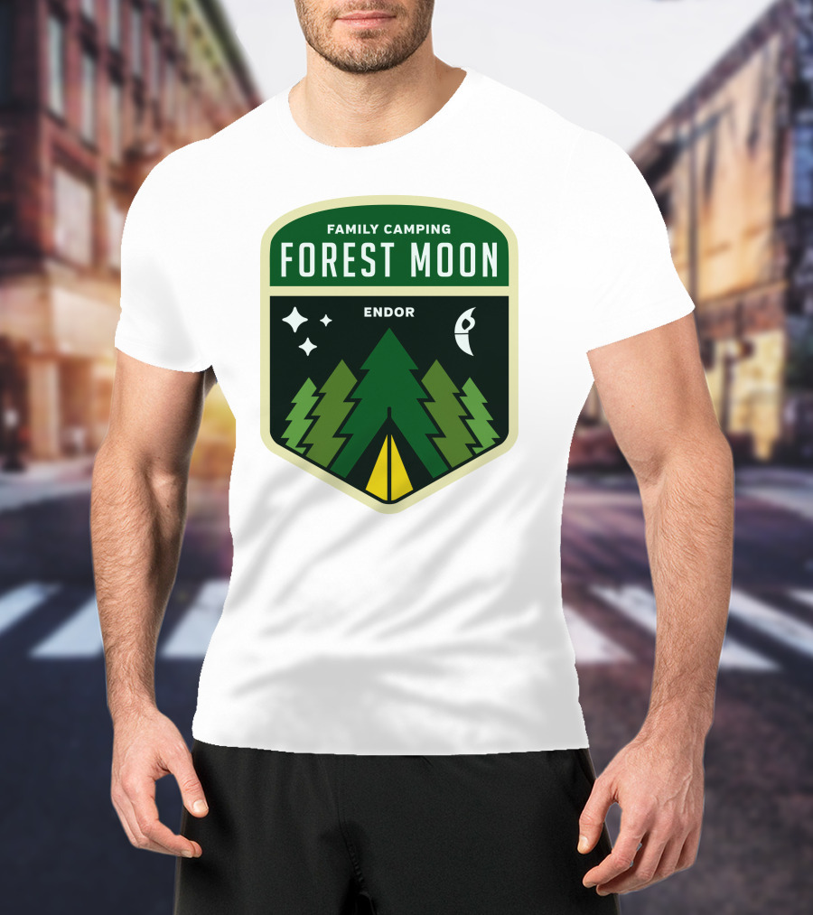 Family Camping Forest Moon Endor T-Shirt