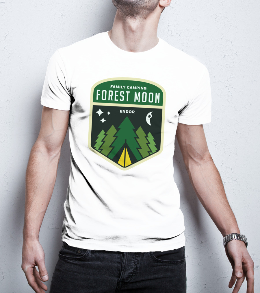 Family Camping Forest Moon Endor T-Shirt