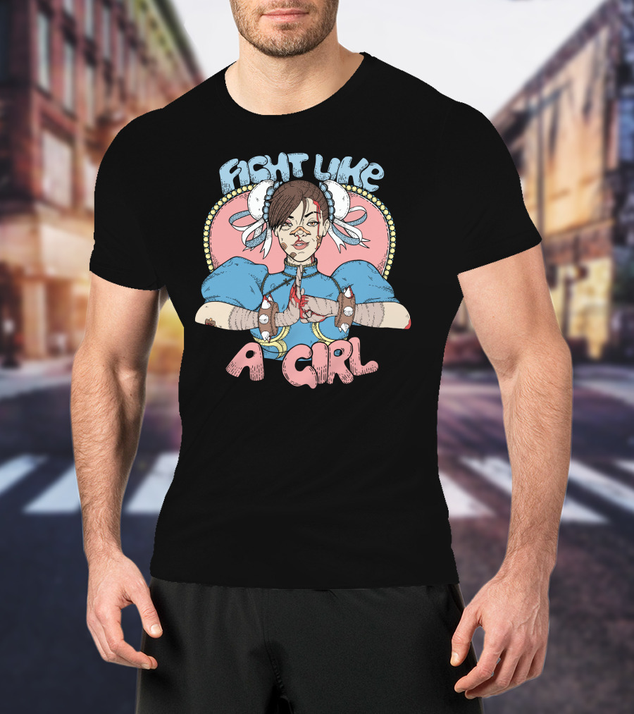 Fight Like A Girl Chunli T-Shirt