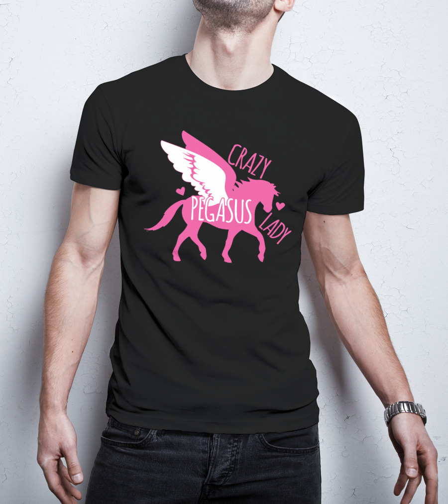 CRAZY PEGASUS LADY T-Shirt