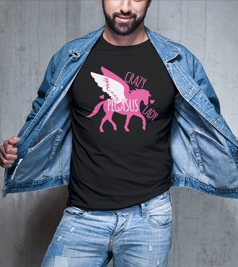 CRAZY PEGASUS LADY T-Shirt