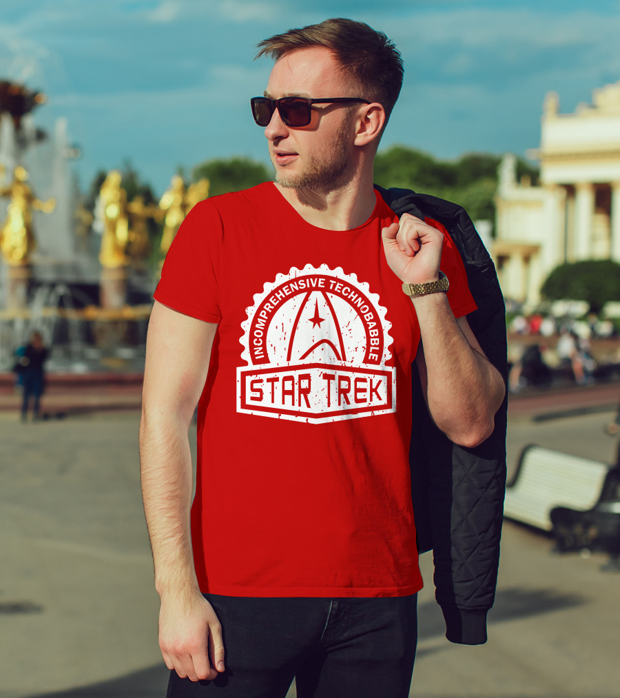Incomprehensive Technobabble Crest Series Star Trek T-Shirt