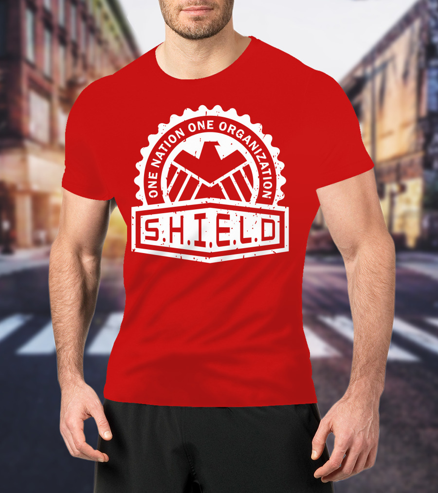 One Nation One Organization S.H.I.E.L.D. Crest Series T-Shirt