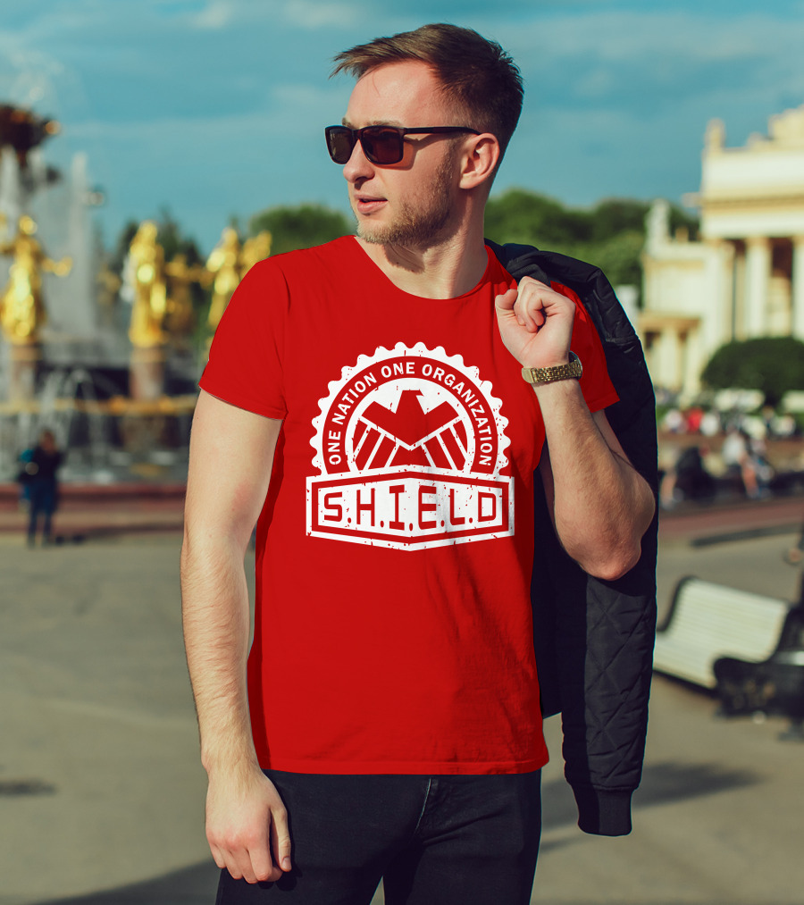 One Nation One Organization S.H.I.E.L.D. Crest Series T-Shirt