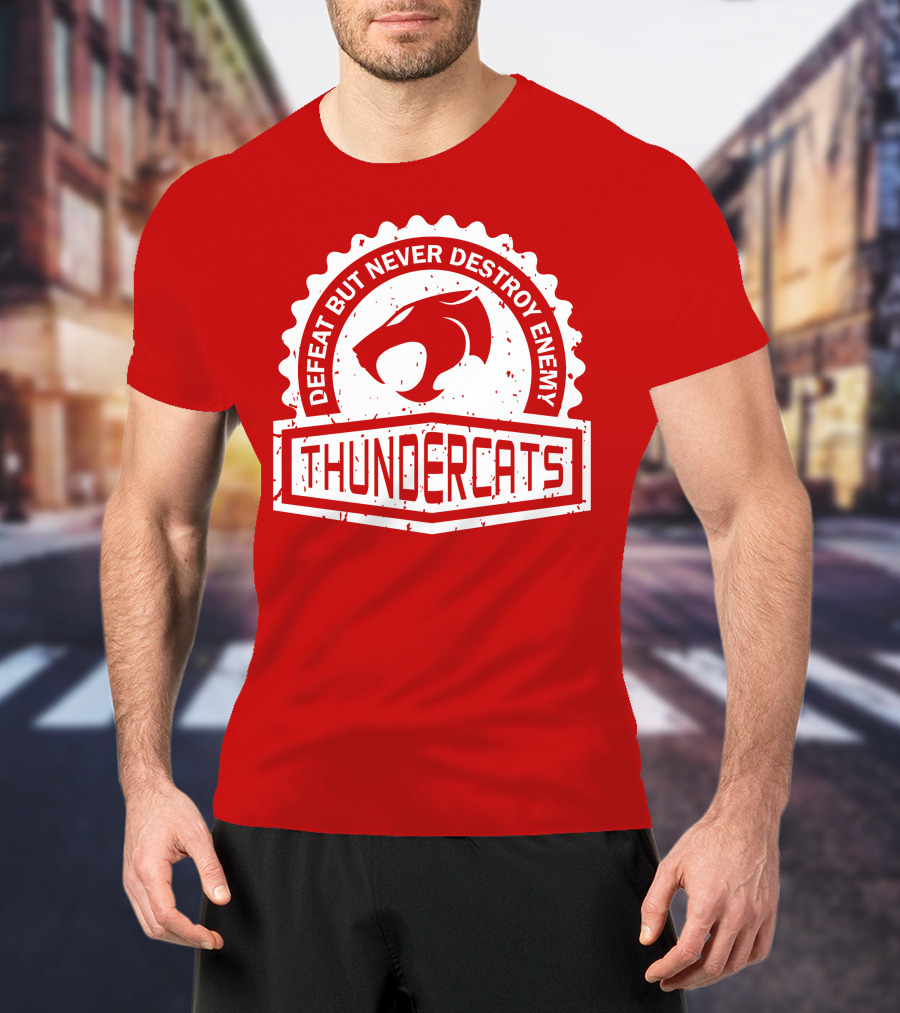 Thundercats Defeat But Never Destroy Enemy Crest Series T-Shirt