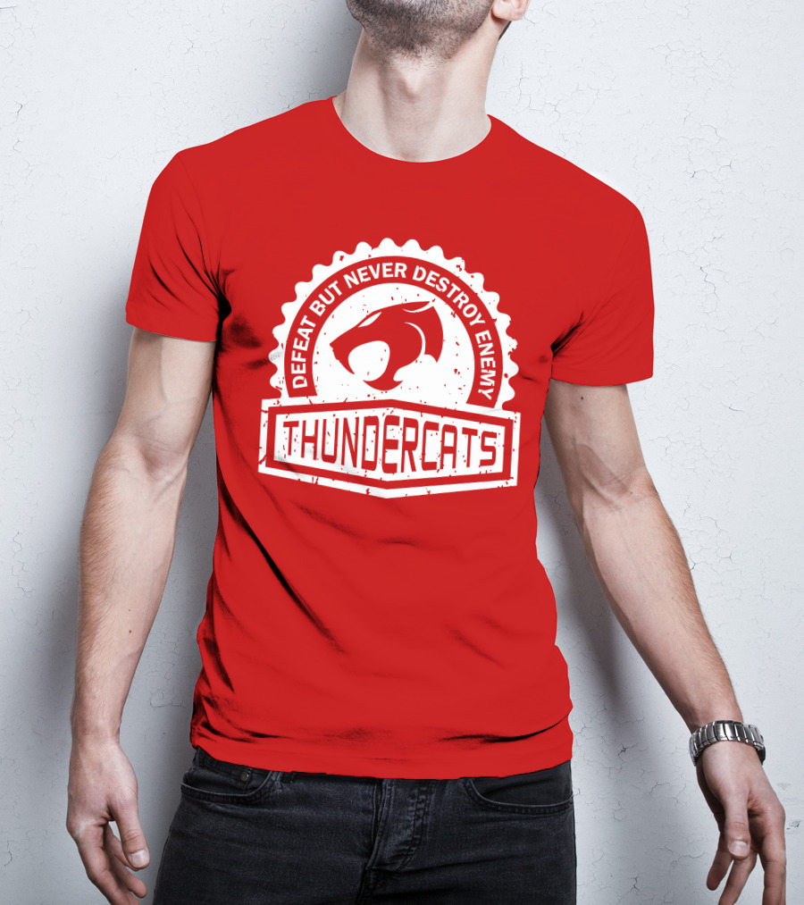Thundercats Defeat But Never Destroy Enemy Crest Series T-Shirt