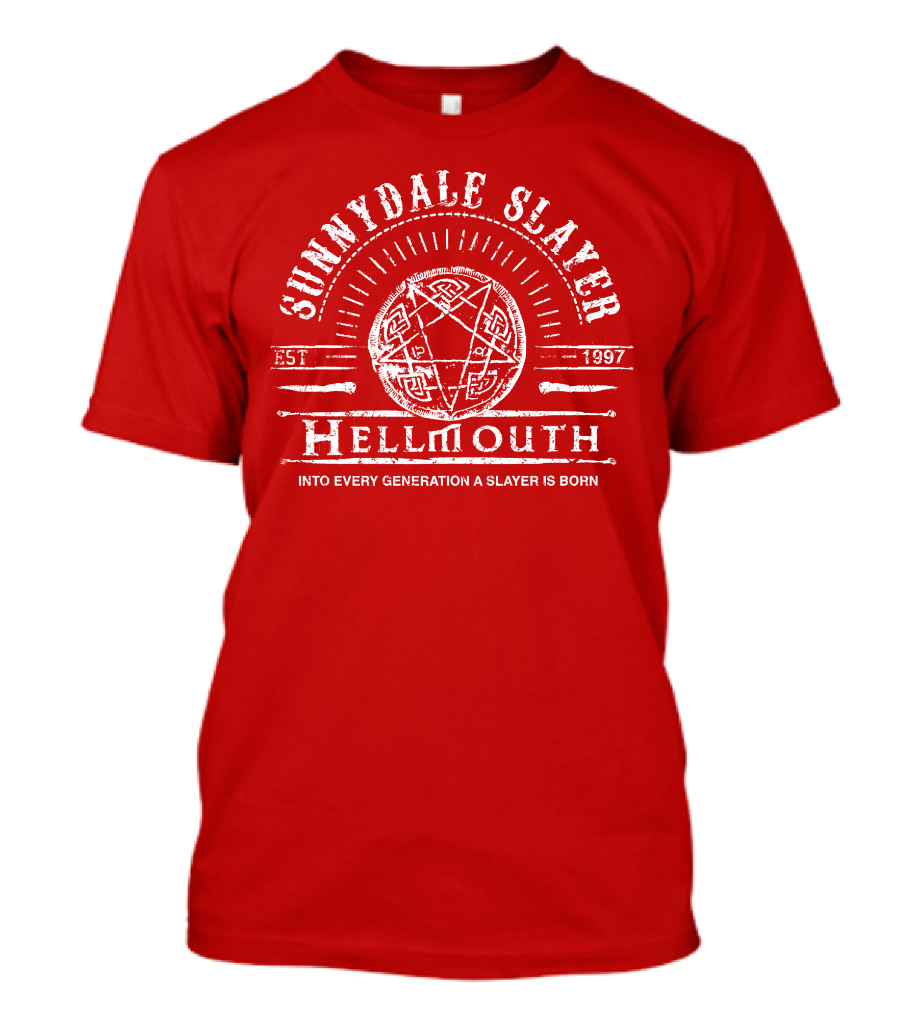 Sunnydale Slayer Hellmouth EST 1997 Into Every Generation A Slayer Is Born T-Shirt
