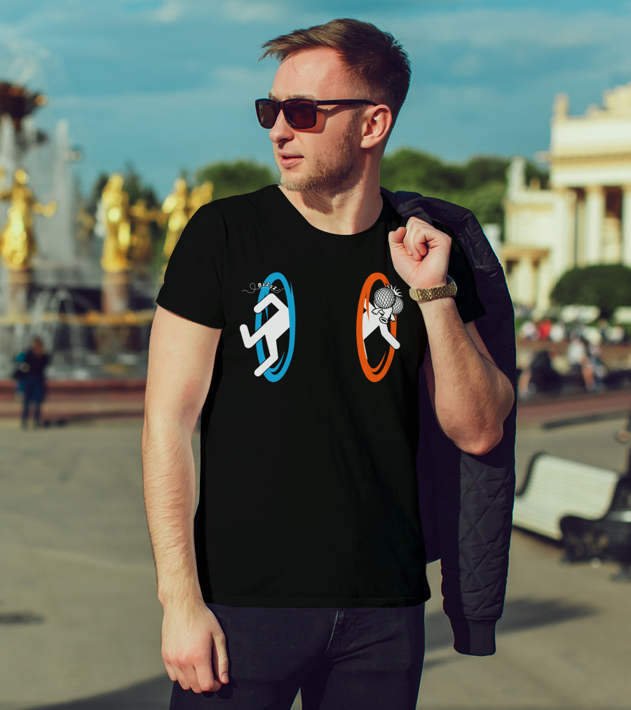 Fly Trouble Bzzz Portal Fly Head Collision T-Shirt