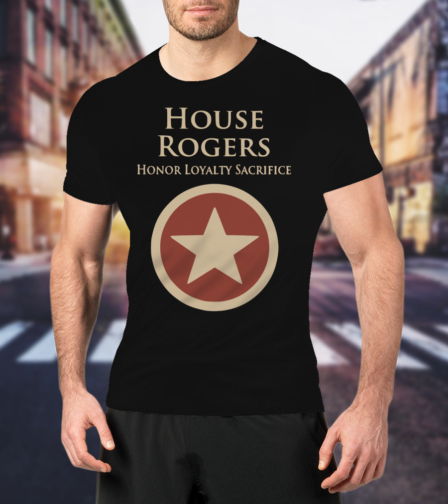 House Rogers Honor Loyalty Sacrifice Star Emblem T-Shirt
