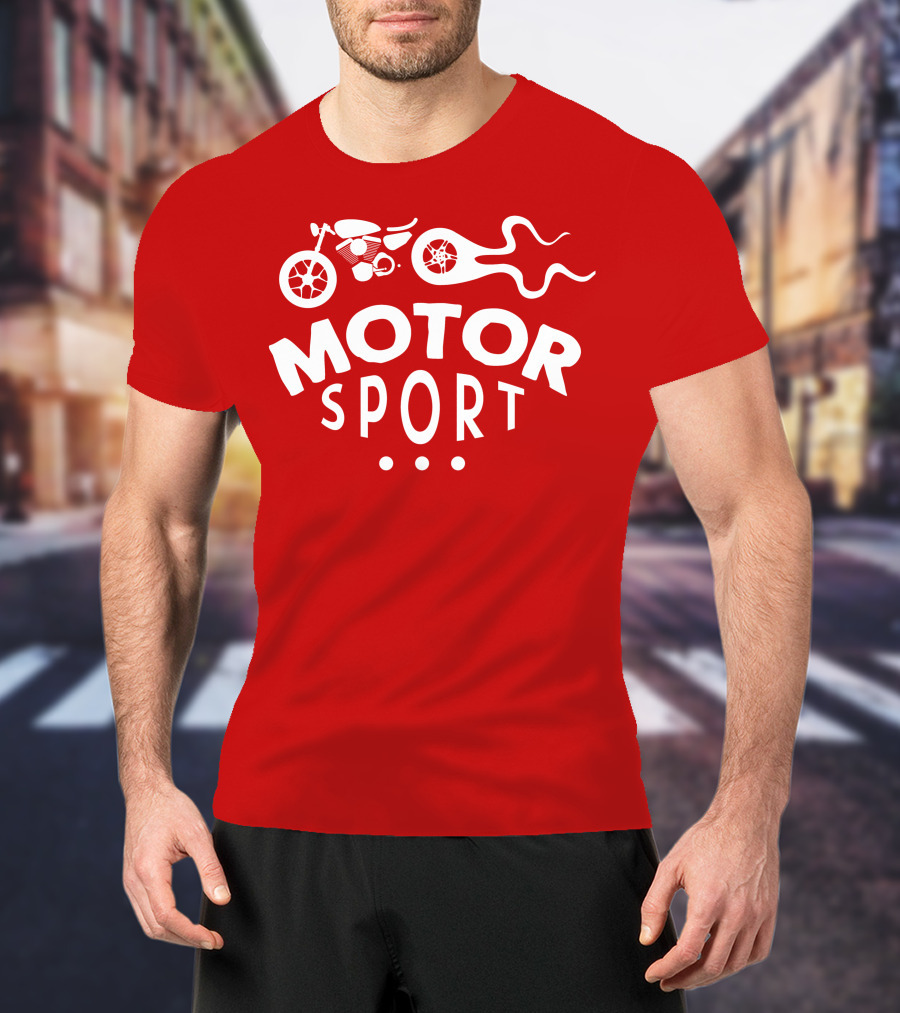 MOTOR SPORT Motorcycle Flame T-Shirt
