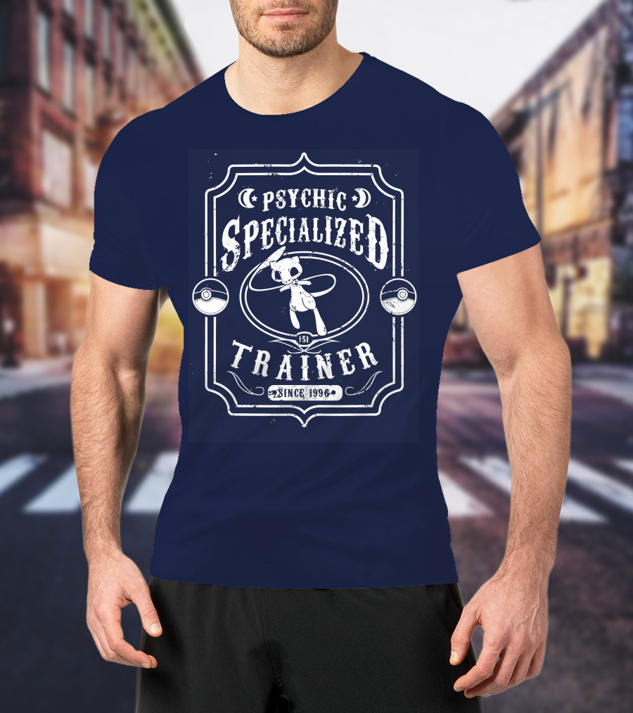 Psychic Specialized Trainer Mew Since 1996 T-Shirt
