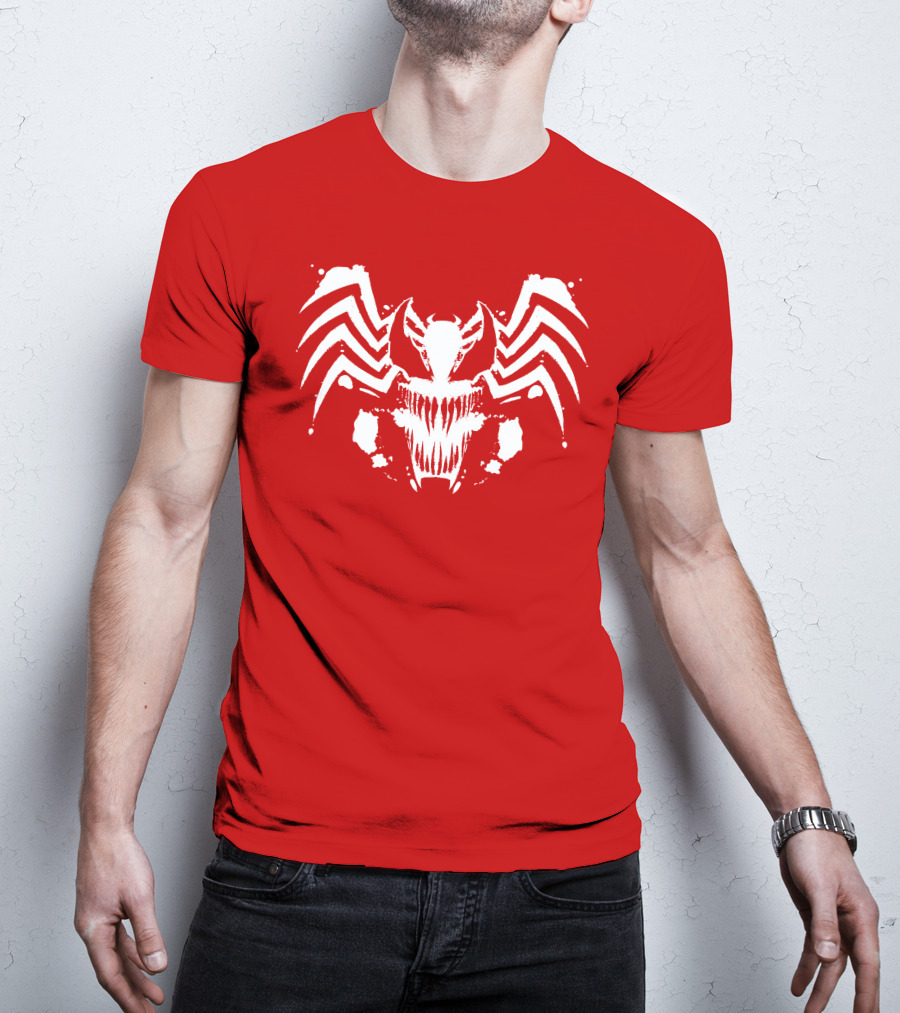 Venom Symbiote Rorschach Style Mask T-Shirt