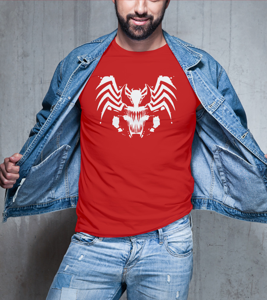 Venom Symbiote Rorschach Style Mask T-Shirt