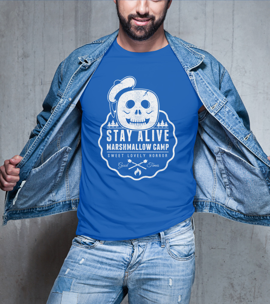 Stay Alive Marshmallow Camp Sweet Lovely Horror Good Times T-Shirt
