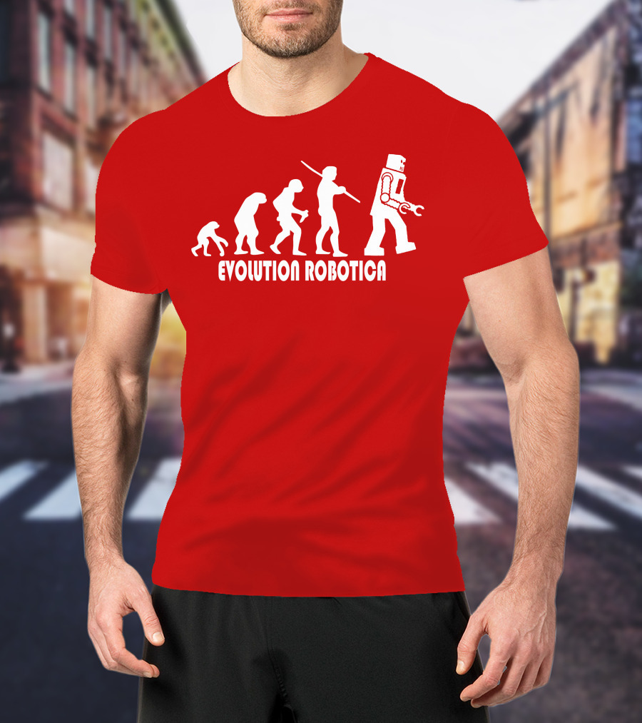 Evolution Robotica Human To Robot Transformation T-Shirt