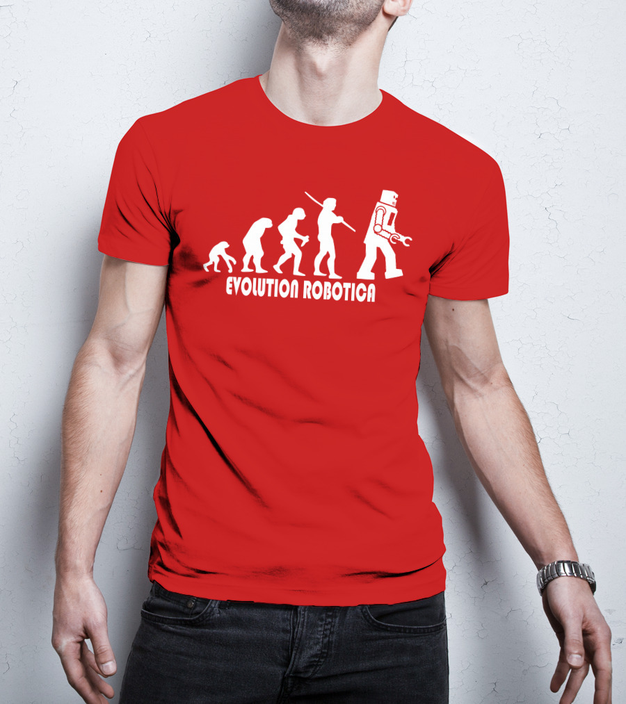Evolution Robotica Human To Robot Transformation T-Shirt