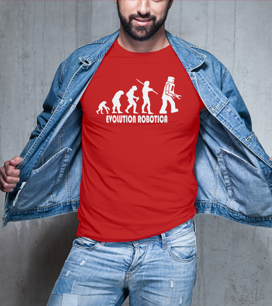 Evolution Robotica Human To Robot Transformation T-Shirt