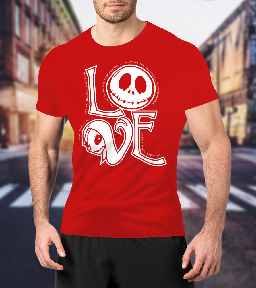 Love Is Eternal Nightmare Before Christmas T-Shirt