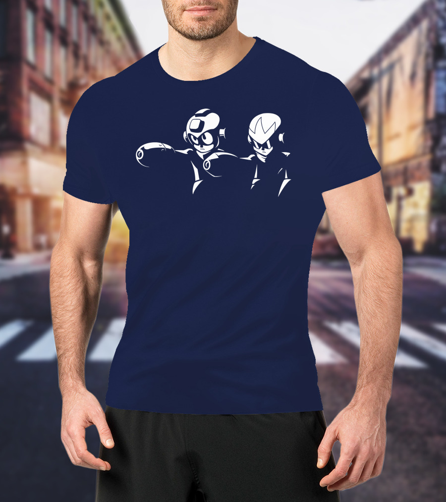 Mega Man Pulp Fiction Crossover T-Shirt