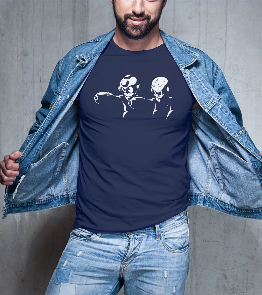 Mega Man Pulp Fiction Crossover T-Shirt