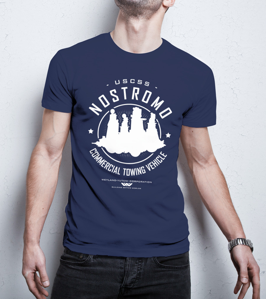 USCSS Nostromo Commercial Towing Vehicle Weyland-Yutani Building Better Worlds T-Shirt