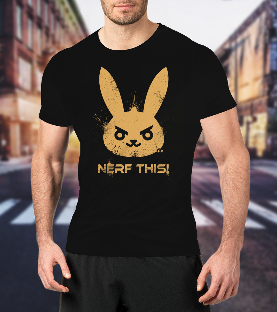Nerf This Bunny Gaming T-Shirt