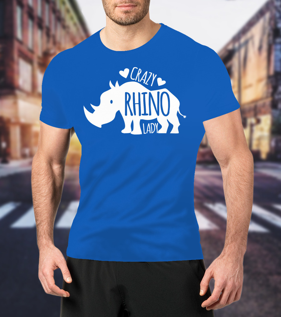 CRAZY RHINO LADY T-Shirt