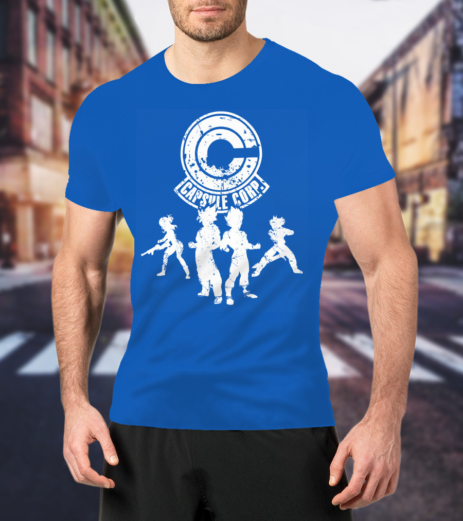 Capsule Corp Dragon Ball Z Characters T-Shirt