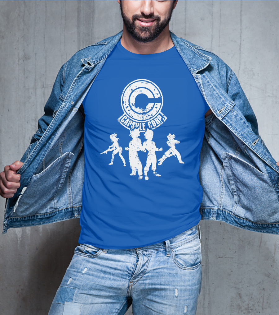 Capsule Corp Dragon Ball Z Characters T-Shirt