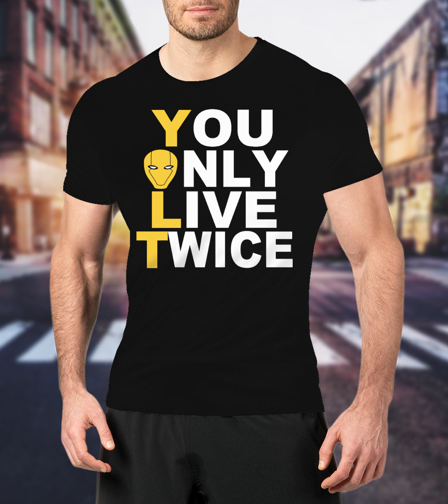 Red Hood YOLT You Only Live Twice Mask T-Shirt