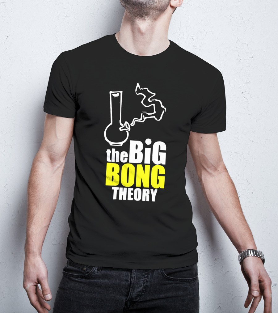 The Big Bong Theory White Bong Smoke T-Shirt